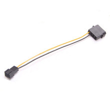 4pin Molex to Fan 3pin Power Cable Adapter